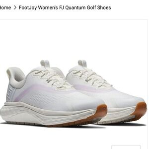 NEW💜 FootJoy Quantum golf shoes in the "Cream/Purple/Blue" colorway Size 9 $160